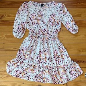 Maison Tara Multicolor Floral Dress